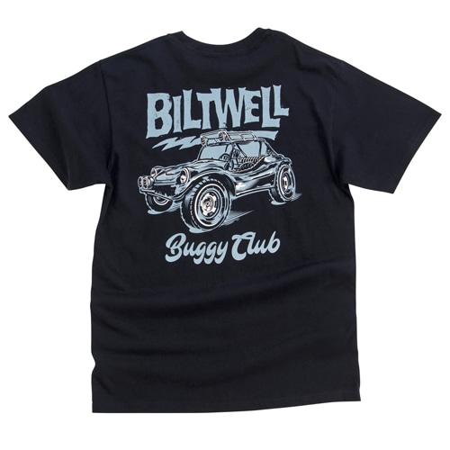 빌트웰 티셔츠 버기 블랙BILTWELL T-SHIRT BUGGY BLAK