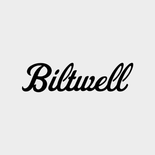 빌트웰 스티커 스크립트 로고 블랙BILTWELL STICKERS SCRIPT LOGO BLACK